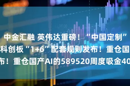 中金汇融 英伟达重磅！“中国定制”AI芯片来袭？科创板“1+6”配套规则发布！重仓国产AI的589520周度吸金4047万元